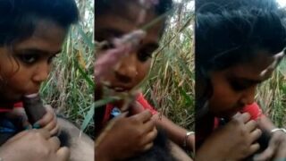 Gadis desa Benggala menggoda dengan nafsu liar di ladang