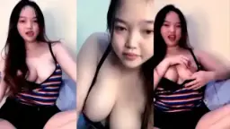Cewek Cantik Chindo Montok dengan Payudara Besar dan Liar
