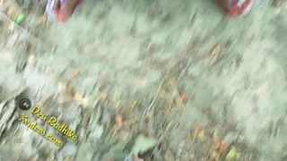 Desi Indian Gila Bercinta di Hutan Sambil Masih Berbalut Saree