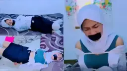 Gadis Berhijab Cantik di SMP Diculik dan Ditahan Paksa