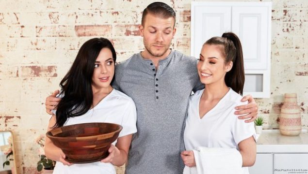 Pijat Nuru – Whitney Wright dan Spencer Bradley Beradu Tubuh dalam Sensasi Empat Tangan yang Menggoda