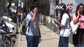 Gadis India Tantang Pria Asing Ukur Kontolnya! Prank Seru Bikin Nyesek