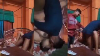 Desi Bhabhi yang panas digoyang dua Devar dalam adegan ranjang yang liar