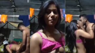 Pemuda ngentot memek istri sendiri dalam video porno India yang bocor