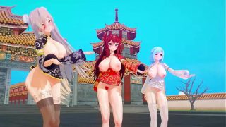 Gadis Virtual MMD Bergoyang Hot Sambut Imlek 【KKVMD】 (Karya 熊野ひろ)