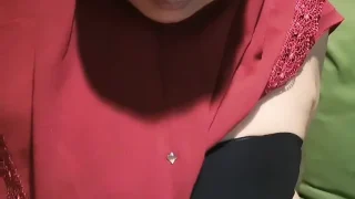 Muslim widow just ate a big after a long absence.