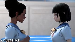 Saudara Tiri Dewasa Naik Kontol & Aksi Seks Lesbian Hentai