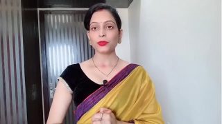 Bidadari Saree Bergoyang dengan Rayuan Audio Hindi yang Menggoda