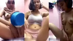 Elsya Hijab crot muncrat kena squirt