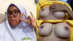 Hijab toket gede masih bocil, bikin ngilu liatnya.