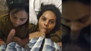 Video mesum cewek gemuk ngeblowjob di kamar hotel
