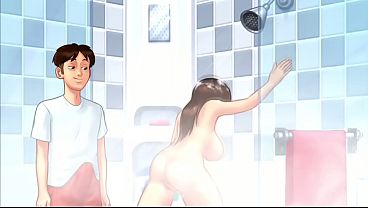 Musim Panas Panas Bikin Haus, Rumah Ngenyangin Abis Bareng Ibu Tiri (18+), Mainan Anime Mesum Banget