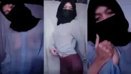 Bocil hijab baju transparan bikin makin gairah