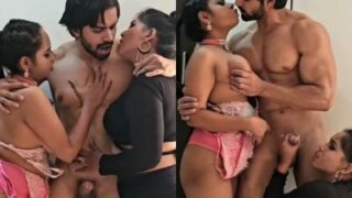 Tapi bangsat, dua cewek murahan lagi digenjot sama satu kontol gede, ngewe brutal sampe crot di mana-mana