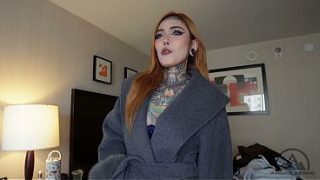 Jesse si Cewek Asia Tattoan dan Lidah Bercabang, Ngeyel Nggak Mau Jalan-Jalan, Malah Minta Kontol Kakak