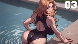Cewek Baru Gue #03 – Kakak Tiri Rambut Merah Pamer Bikini Baru, Pantat Gede dan Tont*nya Kelihatan Banget (Game Hentai Tabu)