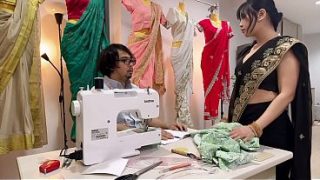 Tailor cowok ngeliatin memek kecil India aku sampe kebuka lebar