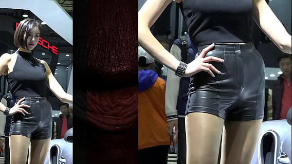 Gadis Cina goyang pakai hotpants kulit bikin makin panas, bagian dua.