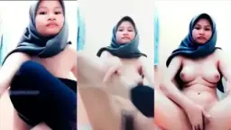 Nih bocil FAZREEN pake hijab, toketnya bulat bikin ngilu-ngilu pengen remes.