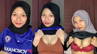 Rista si ukhti nakal, sengaja ngebet banget pamer belahan toket gede yang bikin greget.