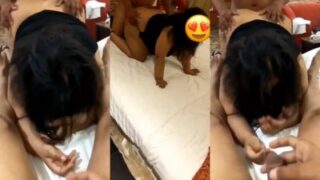 Suami biarkan pria lain ngewe istri dalam video cuckold mesum