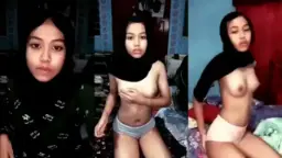 Ukhti Ain Ayuni, jilbabnya kebuka, bikin makin liar dan basah.